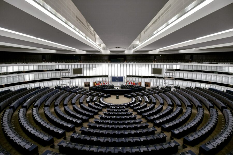 The European Parliament's hall